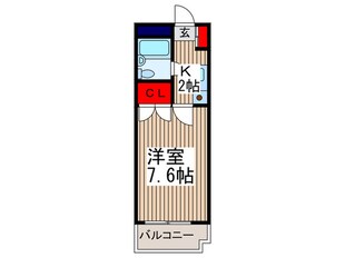 武蔵浦和ハイツの物件間取画像